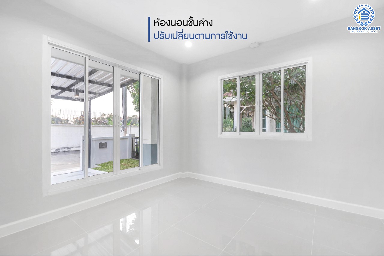 บ้านมือสองตกแต่งใหม่ คุณภาพแบรนด์ LH ม.ชลลดา บางใหญ่-เซ็นทรัลเวสต์เกต เนื้อที่ 52.5 ตร.ว. ฟังก์ชั่น 4 ห้องนอน(มีห้องนอนชั้นล่าง) 2 ห้องน้ำ Facilities ครบครัน พร้อมทุกการเข้าอยู่ บนทำเลเดินทางสะดวก ใกล้ ถ.กาญจนาภิเษก และเพียง 10 นาทีถึงรถไฟฟ้า "สถานีคลองบางไผ่"